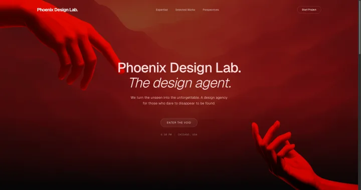 Phoenix Design Lab landing page